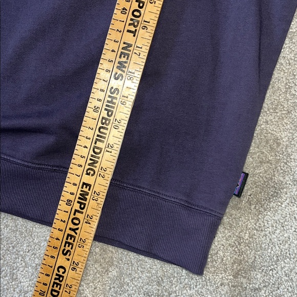 Patagonia Purple Ahnya Crewneck Sweatshirt Size Medium - Picture 7 of 8